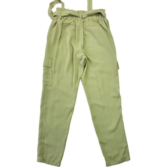 Michael Kors Light green paperback waist high rise belted jogger pants size S - Picture 11 of 12
